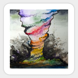 Whirlwind Color Tornado Sticker